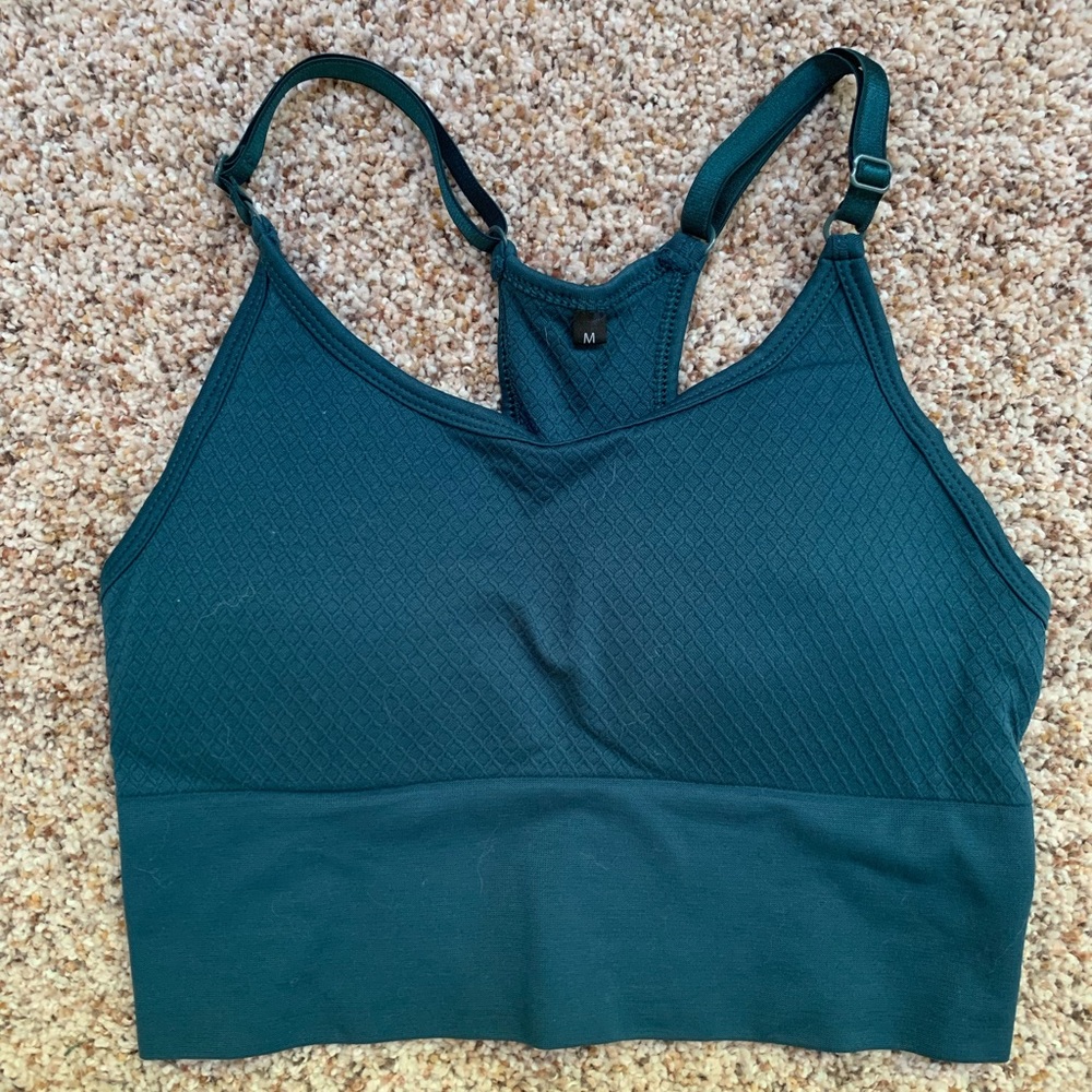 BALANCE ATHLETICA TURQUOISE SPORTS BRA - size m